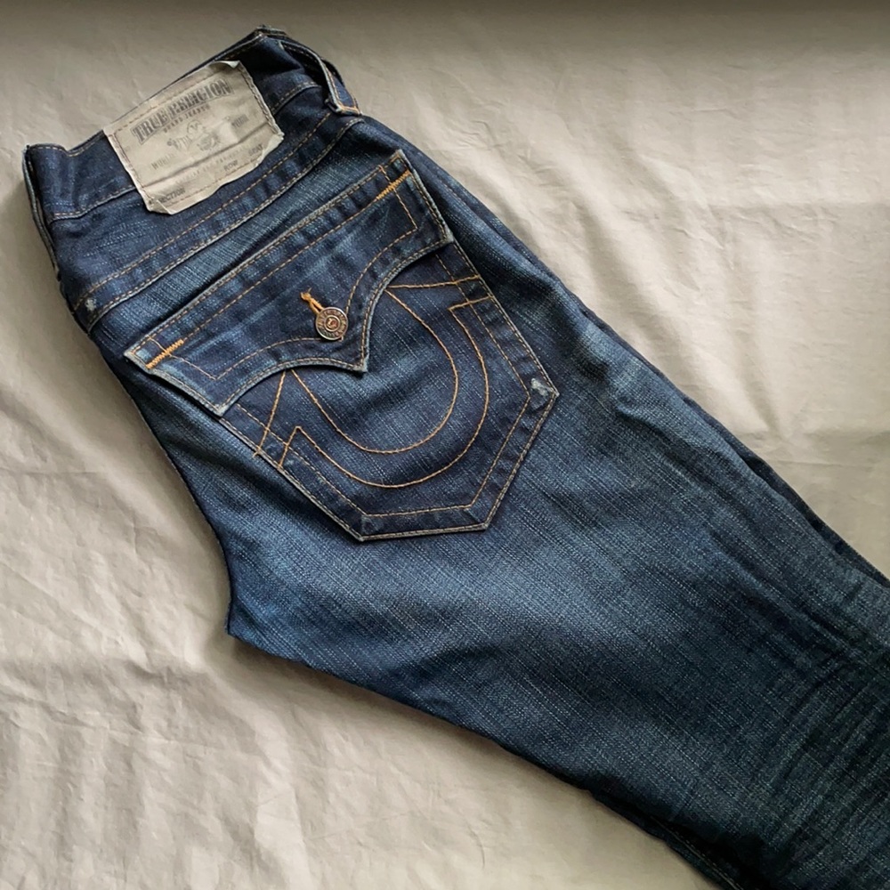 True religion size 28 straight leg mens denim